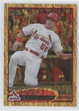 2012 Topps Gold Sparkle Skip Schumaker #93 0z1
