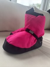 Bloch Lina Max Dance Ballet Comp Warm Up Boots Pink Black Size S 5 -6 READ