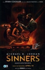 Jack Oconnell Signed Sinners Remmick Acclaimed Director 11x17 Photo BAS COA