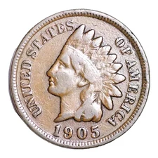 ⭐1905 Indian Head Cent Penny⭐RARE PROBLEM FREE 120 YEARS OLD COIN⭐ Collectable💖