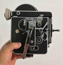 Beautiful BOLEX Reflex Rex 1 H16 16mm MOVIE CAMERA Clear Viewfinder Works Great!