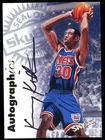 1997-98 Skybox Autographics Kerry Kittles On Card Auto Nm/Mt/Mt a0050