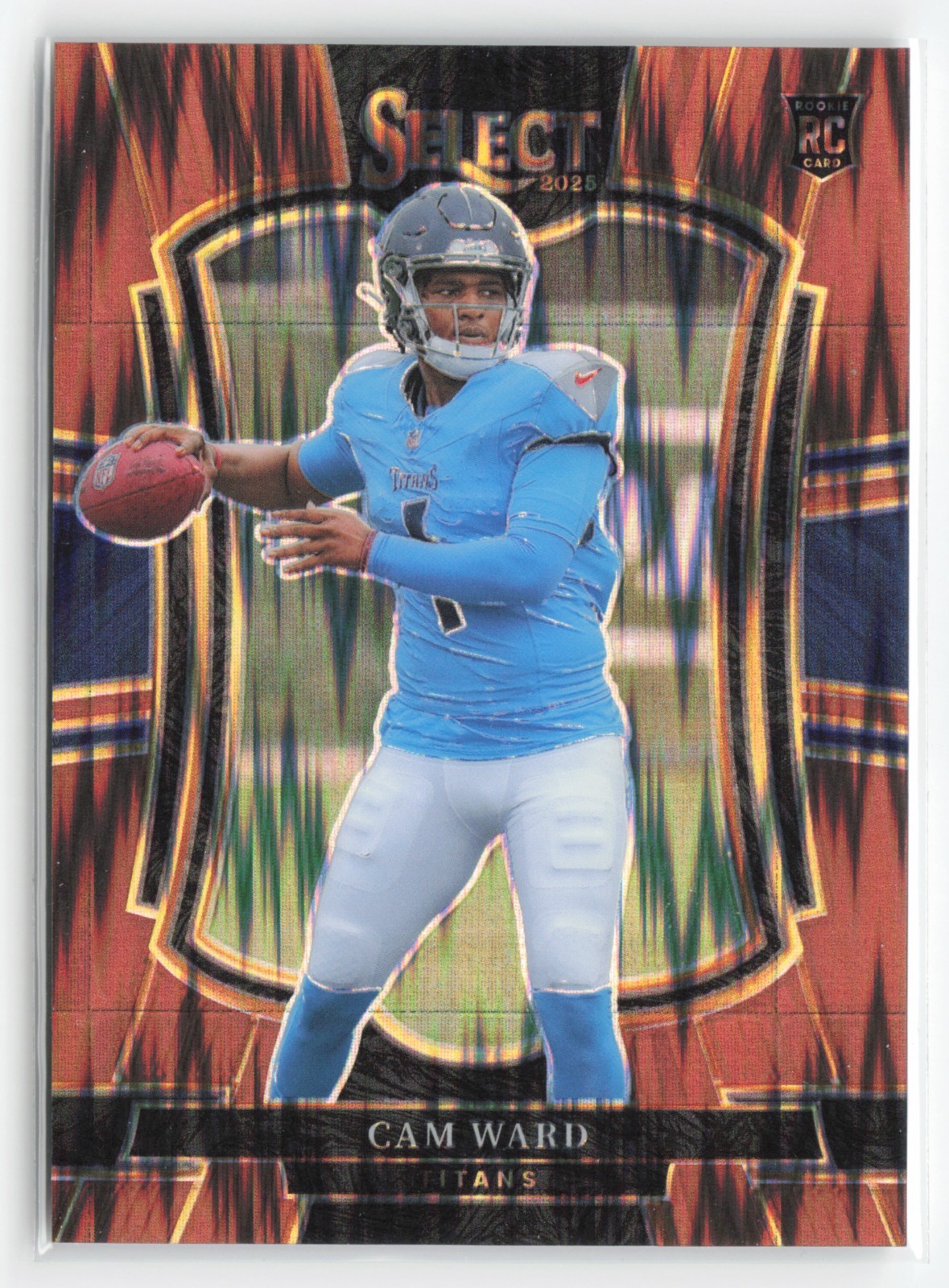 2025 Panini Select Football Cam Ward #126 Copper Shock Prizm RC /899