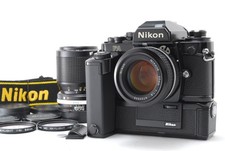  MINT Nikon FA 35mm SLR w/50mm f1.4 Lens w/35-105mm lens w/MD-15 Motor Drive