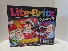 Lite Brite Color Pop Elf on The Shelf Christmas Light Up Toy 6 Templates NEW