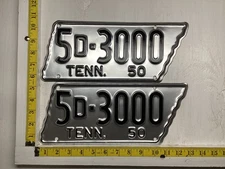 1950 Tennessee License Plate 