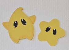 Mario Galaxy Stars Inspired. Scrapbook, Card making Paper Piecing