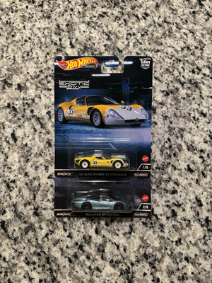 Hot Wheels Premium  2022 Exotic Envy Alfa Romeo 33 Stradale McLaren Speedtail 