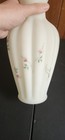 Fenton Glass White Satin Artist Signed Rose Garden Pattern 11 Inch  Vase — photo 10