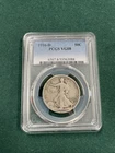 1916 D Walking Liberty Half Dollar Obverse Mint PCGS VG8