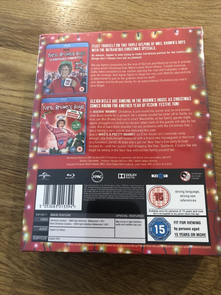 Mrs Brown's Boys - Big Box Of Crackers Christmas Specials 2011-2013 Blu-ray - Image 3 of 4