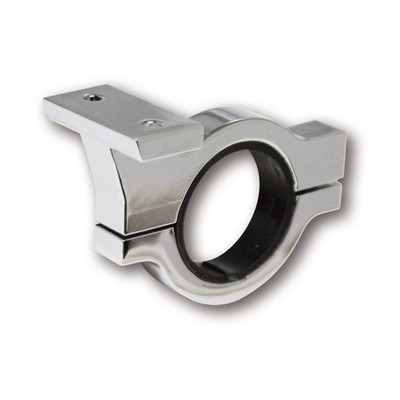Staffa Porta Freccia Per Moto 41mm - Supporto Montaggio Indicatori Di Direzione In Alluminio Nero (Coppia)