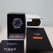 [New] TIMEX x PAC-MAN Weekender Quartz Watch TW2V06100 Indiglo w/Box From JAPAN