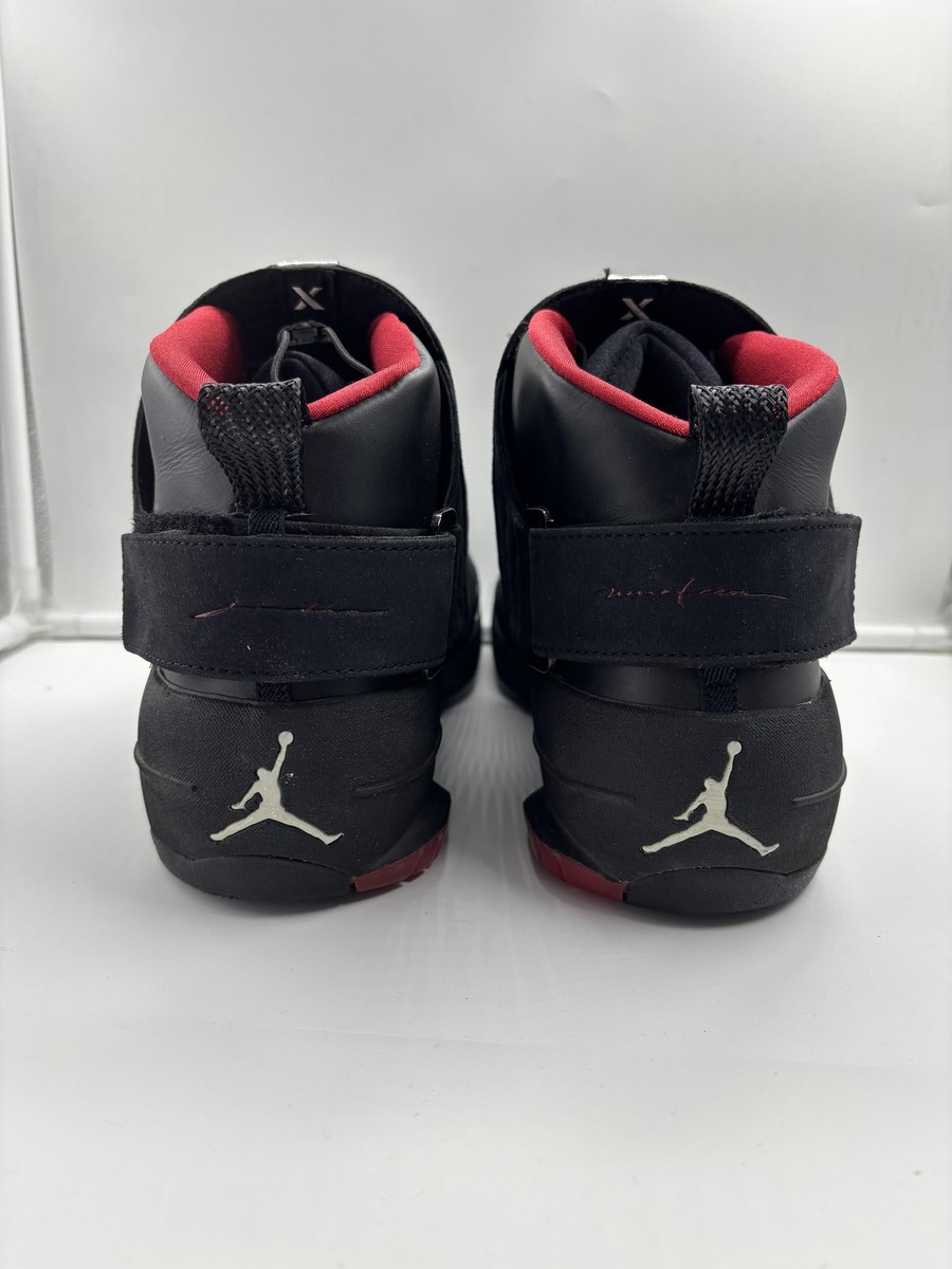 Jordan Air Jordan 19 Retro Shoes Mens Size 12 Black Red Basketball
