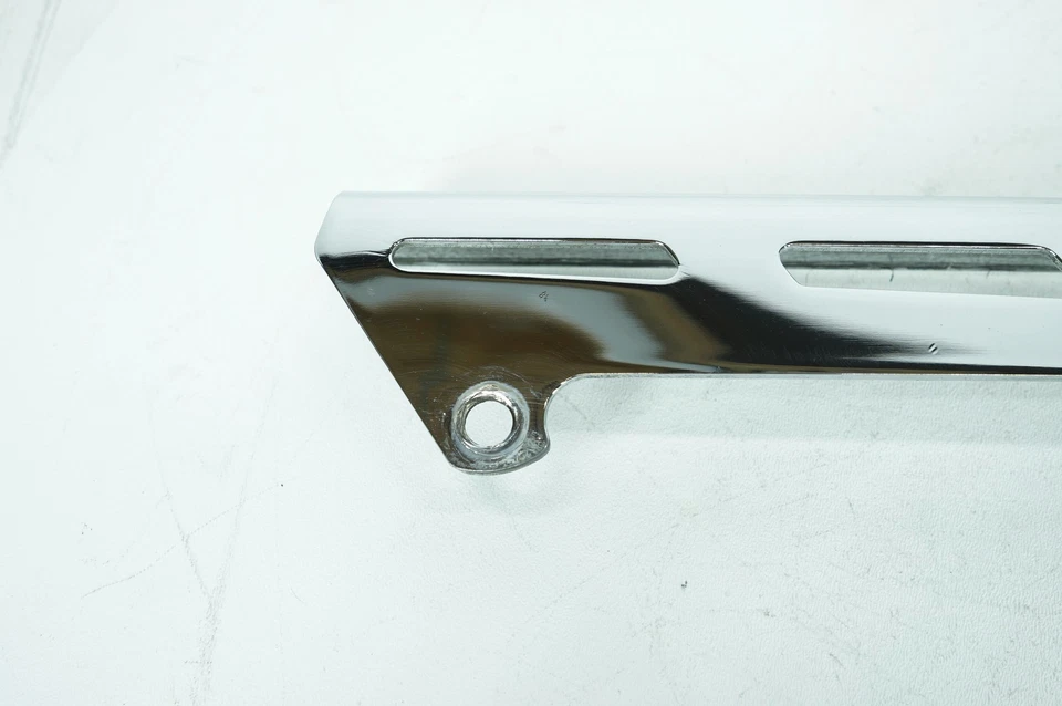 2006 Harley Dyna FXDBI Street Bob OEM Drive Belt Guard Cover Shield Chrome - Image 4 of 4