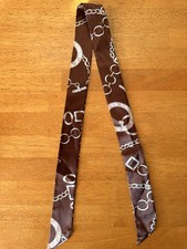 Women Satin Silk Scarf Scarves Wrap Tied Bag Handle Neck Hair Long Ribbon