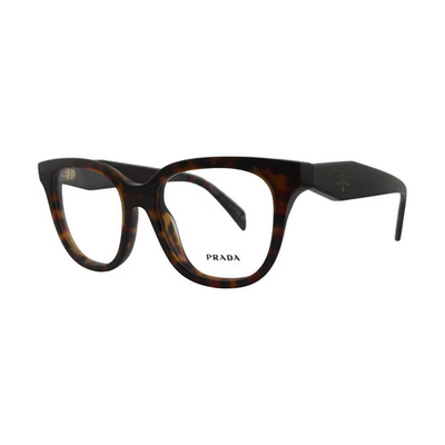 Prada PR C11V Root Tortoise Brown Eyeglasses Frames 51mm 17mm 145mm - 17N-1O1