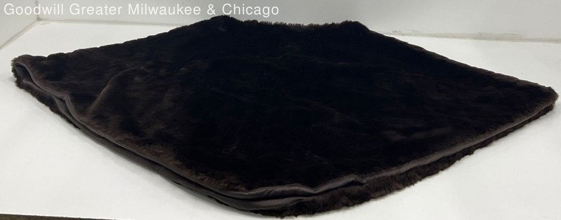 Jessica London Women's Brown Faux Fur Poncho Size 26/28