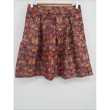 Maeve Anthropologie Metallic Brocade A-Line Skirt Boho Dark Academia M