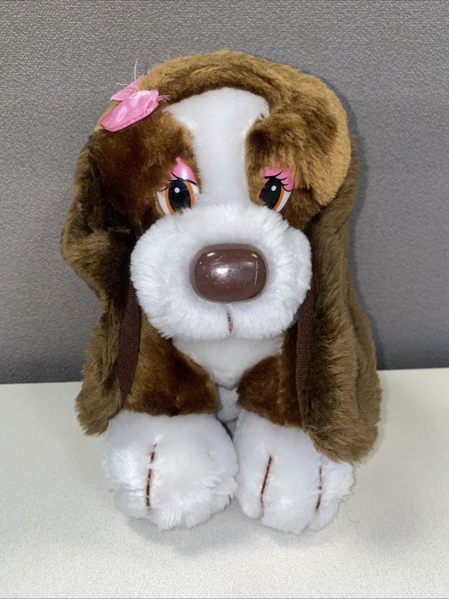Vintage Russ Berrie BERTHA Plush Basset Hound Puppy Dog 9” Stuffed