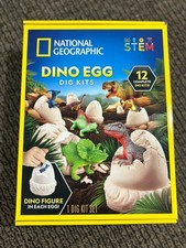 National Geographic Dino Egg Dig Kits 12 Complete Dinosaur Dig Kits New in box