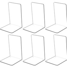 Acryl Buchstützen rutschfest transparent für Regal Schlafzimmer Bibliothek 