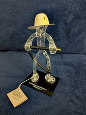 World's Greatest FIREMAN, Clear Acrylic Stick Figure Statue, Creative Concepts