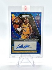 D’Moi Hodge 2023-24 Prizm Rookie Signatures Blue Wave RC Auto #RSI-HOD Lakers