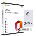Microsoft Office 2021 Professional USB + Card, Windows 10, 11 Only - Not for Mac