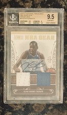 2010-11 KEVIN DURANT NATIONAL TREASURES NBA GEAR AUTO PATCH DUAL #2/5 BGS 9.5/10