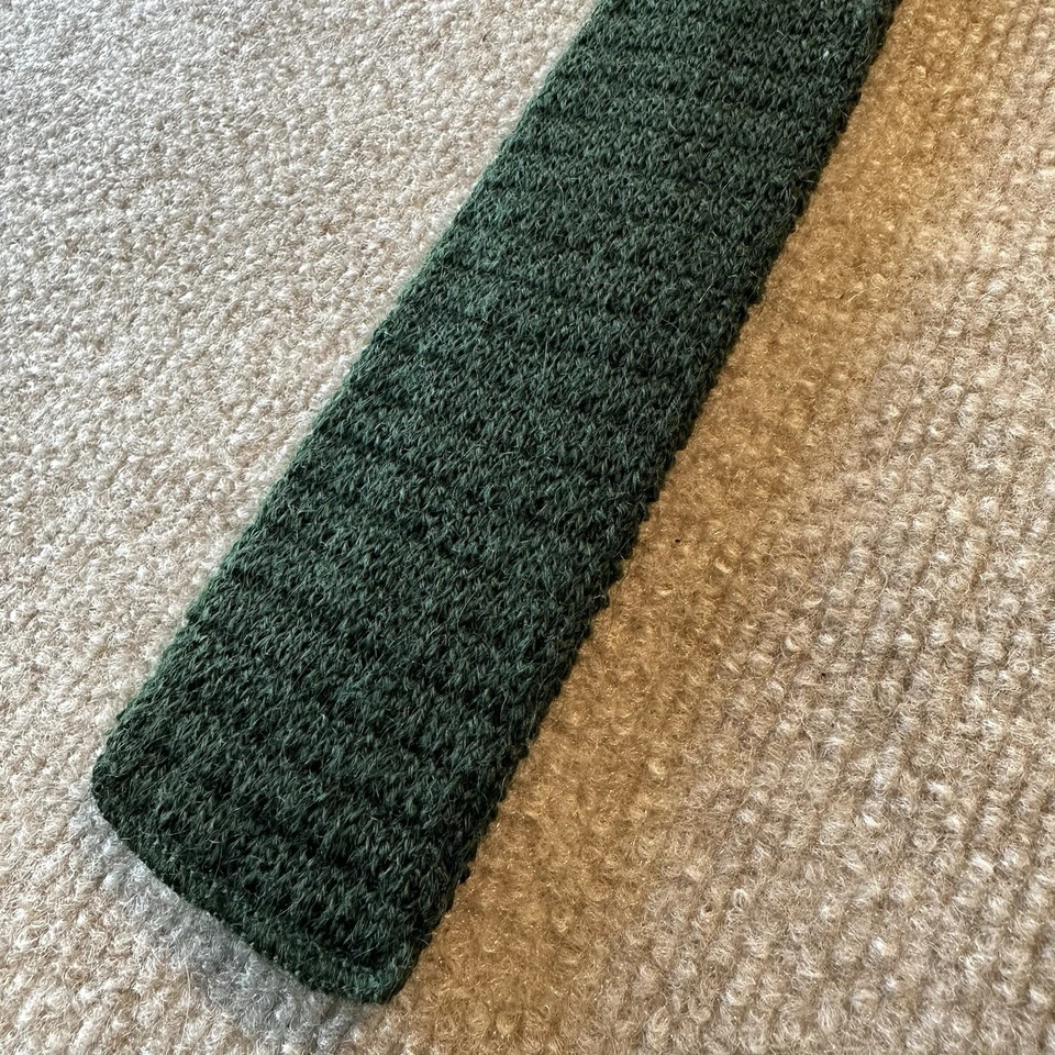 Corbata informal para hombre Rufflernit By Rooster mezcla de lana verde Foto 2 de 4