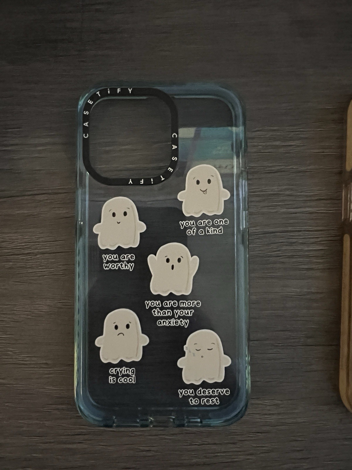 iPhone 13 Pro Impact Case - Casetify Lil Ghost Reminders (Clear)