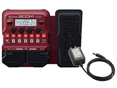 ZOOM / B1X FOUR - Original Netzteil enthalten - Multieffekte für Bässe