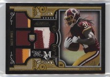 2015 Topps Museum Collection Rookie Relics Gold 21/25 Matt Jones Quad Patch 17hq