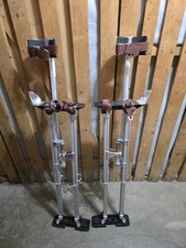 Drywall Stilts Aluminum Tool Stilts 36 in  to 48 in.  Adjustable Painting Taping