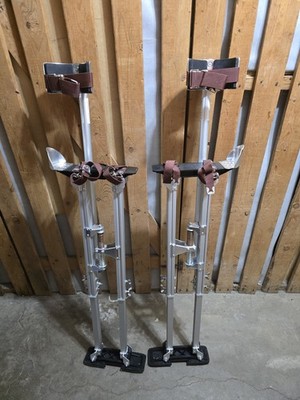 Drywall Stilts Aluminum Tool Stilts 36 in  to 48 in.  Adjustable Painting Taping