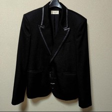 Saint Laurent Paris 2019 Black Tailored Suit Blazer Luxury Fashion Jacket Men