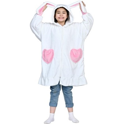 Waitu Rabbit Wearable Blanket Hoodie Funny Halloween Costumes Easter Gifts For