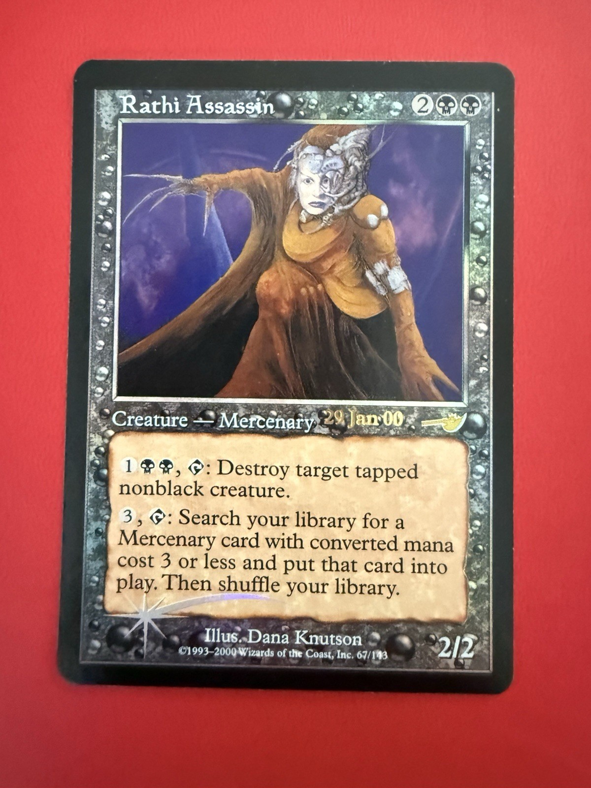 1x Rathi Assassin Prerelease Cards Foil Free Shipping