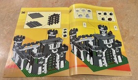 Vintage LEGO 6085 Black Monarch's Castle instruction manual only Legoland Castle