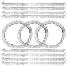 30Pcs Reusable Doll Eyelash Strips Black Nylon False Lashes for Crafts