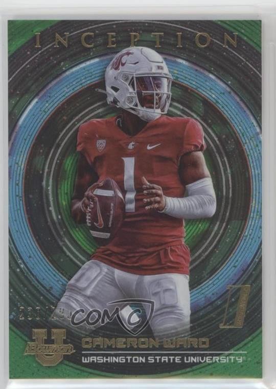 2022-23 Bowman Inception University Green Foil 238/299 Cam Ward Cameron #46 o7m