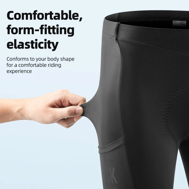 Pantalones cortos de ciclismo ROCKBROS para mujer acolchados de secado rápido pantalones ajustados para montar pantalones cortos para bicicleta Foto 2 de 4