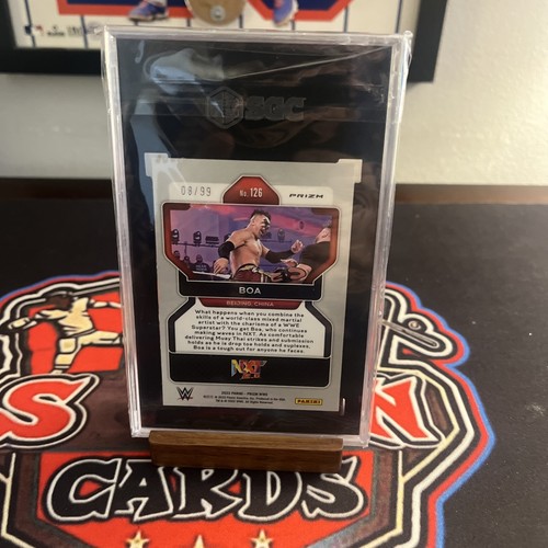 2022 Panini Prizm WWE Orange Boa 8/99 #126 SGC Graded. - Picture 2 of 2