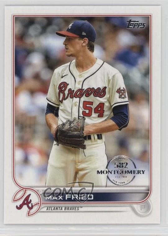 2022 Topps Series 1 582 Montgomery Club Max Fried #129 14dq