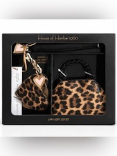 House of Harlow 1960 NWT 3-in-1 Set Leopard Love Leo Nano Bag Charm Keychain