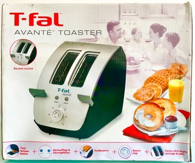 T-FAL AVANTÉ Model#572602 950W 2-Slicer Toaster Reheat/Defrost Functions