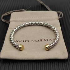 David Yurman Cable Twist Open Cuff Bracelet S...