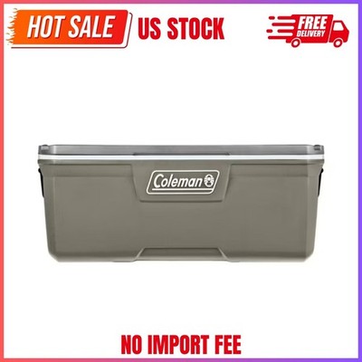 Coleman 316 Series 120QT Hard Chest Cooler, Silver Ash