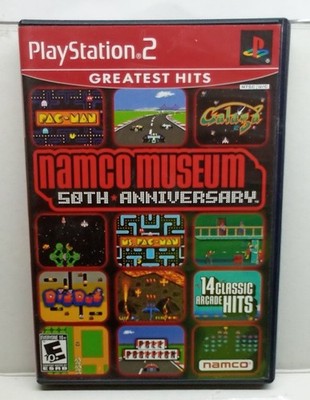 Namco Museum 50th Anniversary (PlayStation 2, 2005) Complete Tested Working 
